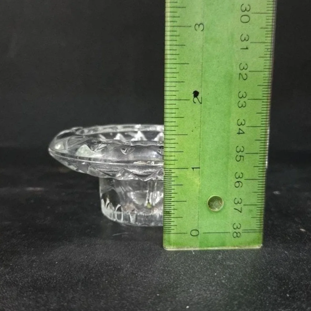 KIG Vintage Heavy Glass Votive Candle Holder, Taper Candle Holder, Home‎ Decor
